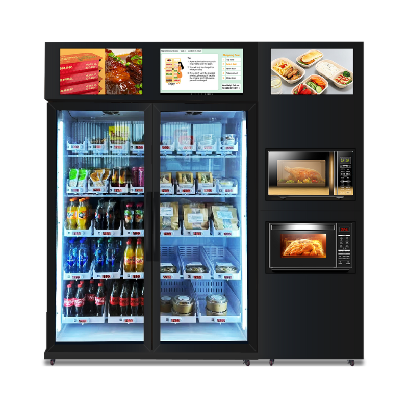 Máquina Vending Alimentos Frescos - Vista frontal completa