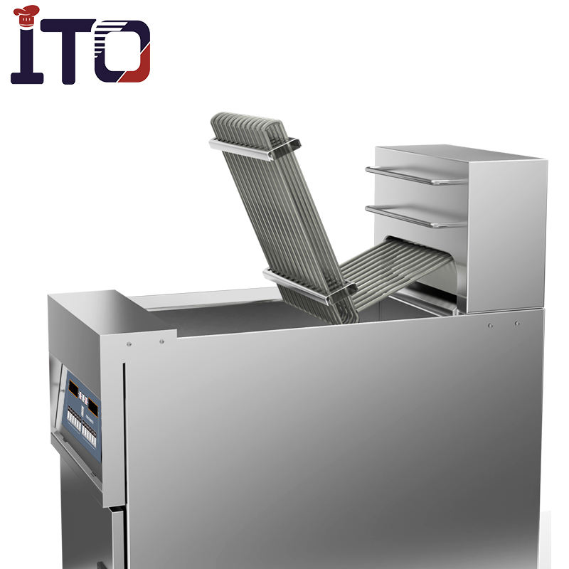 Fritadeira ITO - Sistema de filtragem e compartimento interno