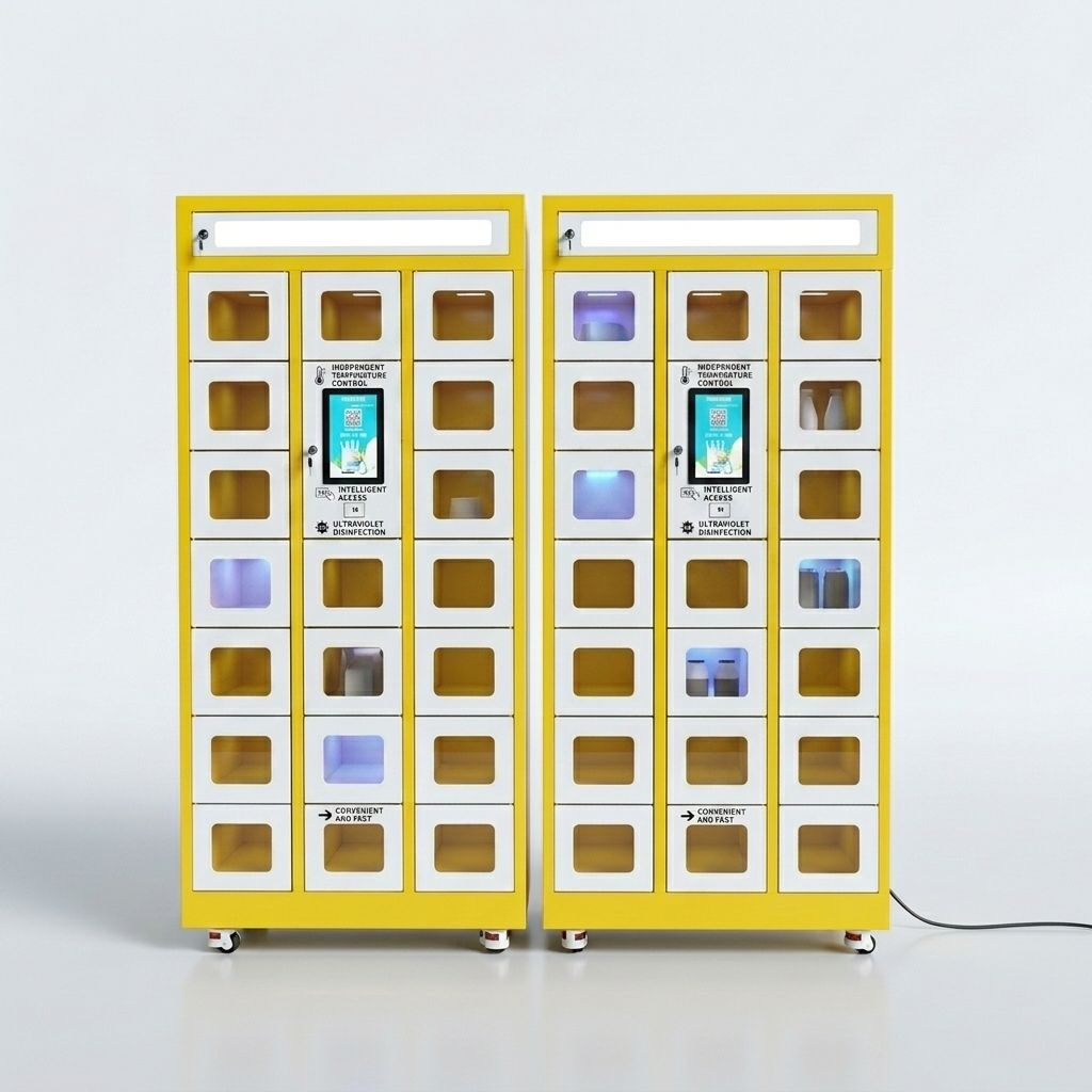 Smart Food Locker - Desinfecção UV e controle de temperatura independente