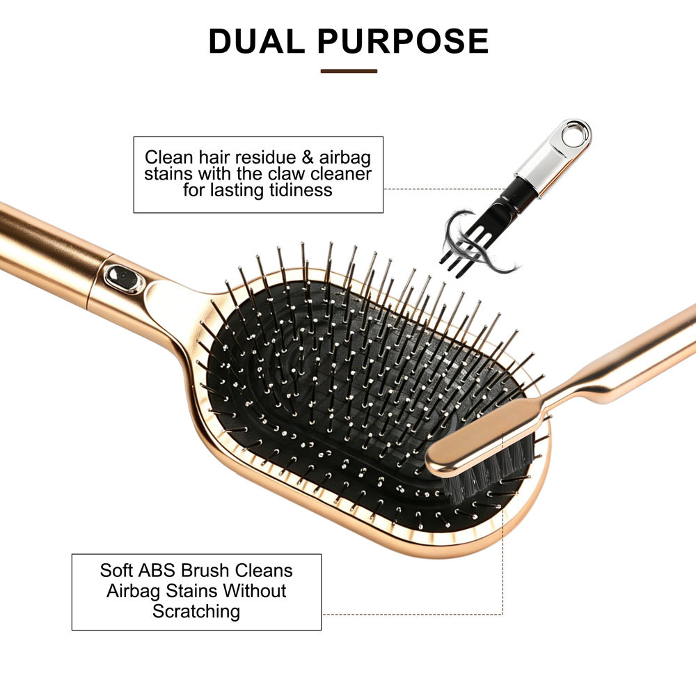 Dual purpose: limpador de gancho e escova ABS macia