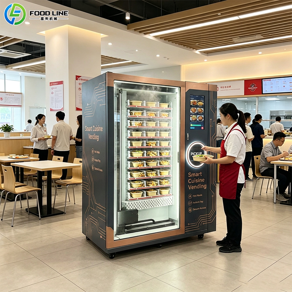 Máquina Vending Smart - Em uso em refeitório corporativo