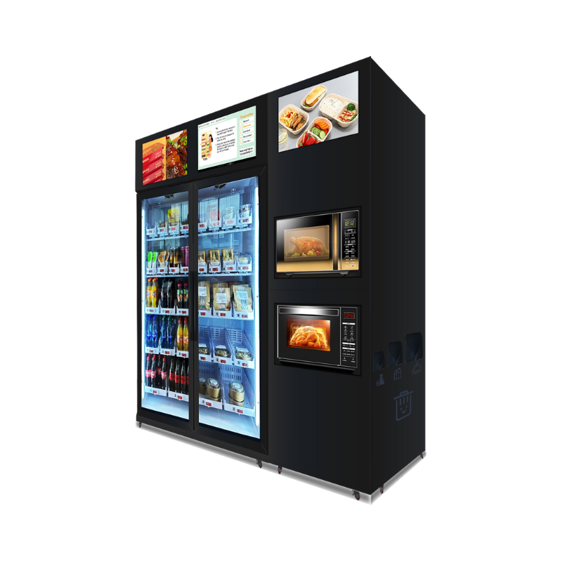 Máquina Vending Alimentos Frescos - Vista lateral