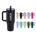 Tumbler 40oz - Preto com logo e grade de 10 cores disponíveis