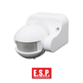 Sensor PIR E.S.P. branco para parede